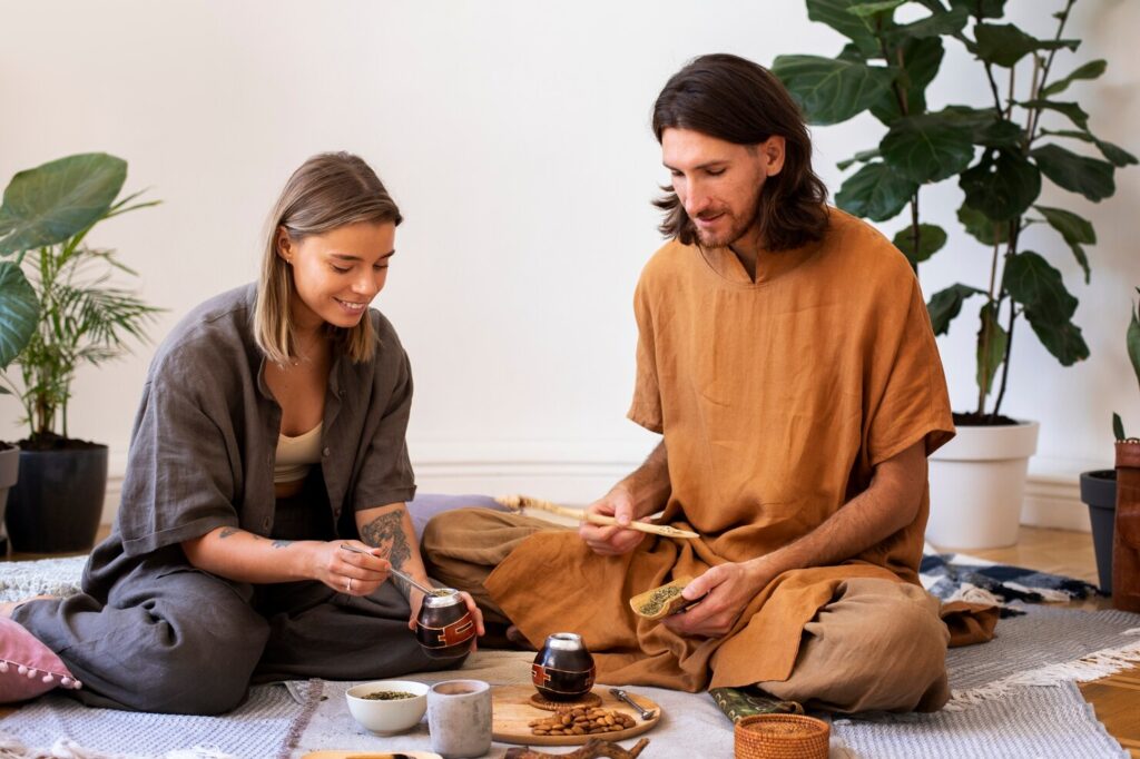 friends-preparing-mate-full-shot